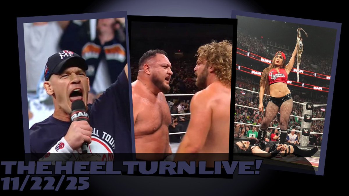 We're going live in 30 minutes on Y/T &amp; Twitch to get into...

😡 -Heavy thoughts on WWE WarGames
😭-John Cena's #TLTIN Tournament
🔥-Look into the AEW Full Gear Match Card!
-W/ THE BAWSE / THE REDEEMER <a href="/JustInTime211/">JUSTIN</a> 

#AEWFullGear #AEW #WWE #WWENXT #WarGames #wrestlingcommunity