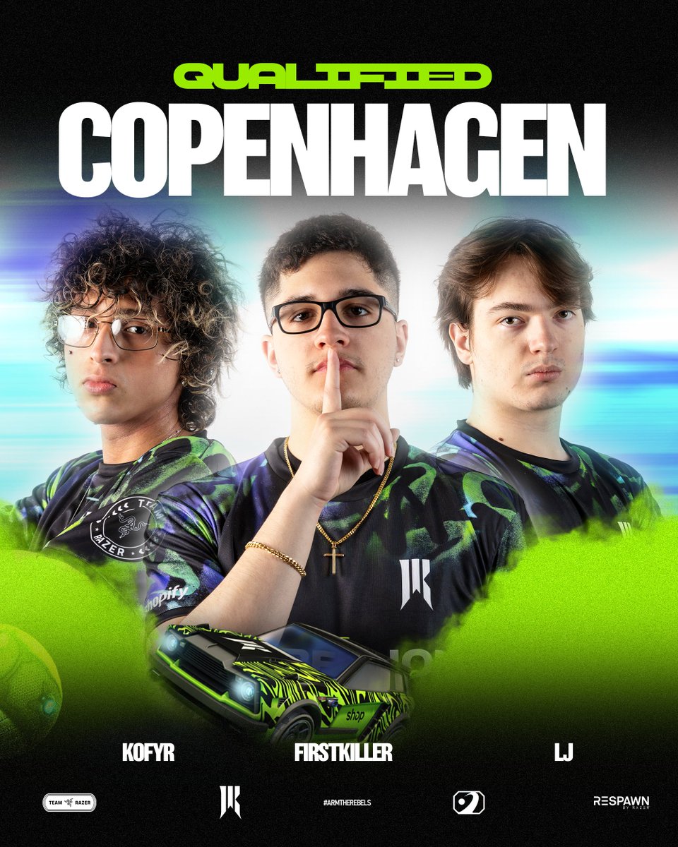 BACK TO LAN 🤩

WE ARE GOING TO COPENHAGEN 🇩🇰 

#ArmTheRebels #RLCS