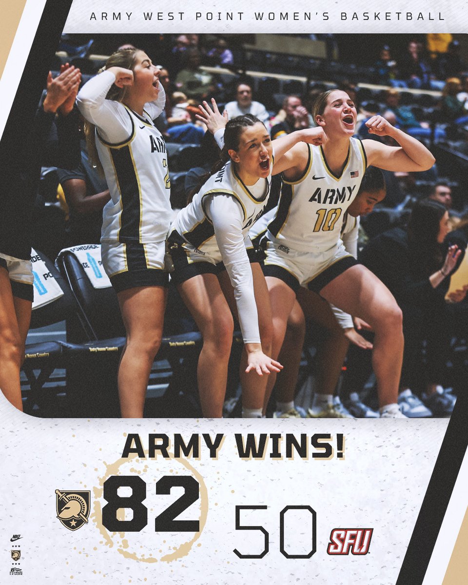 ArmyWP_WBB's tweet image. 𝐖𝐨𝐧 𝐭𝐡𝐞 𝐃𝐚𝐲.

#GoArmy | #SetTheTone