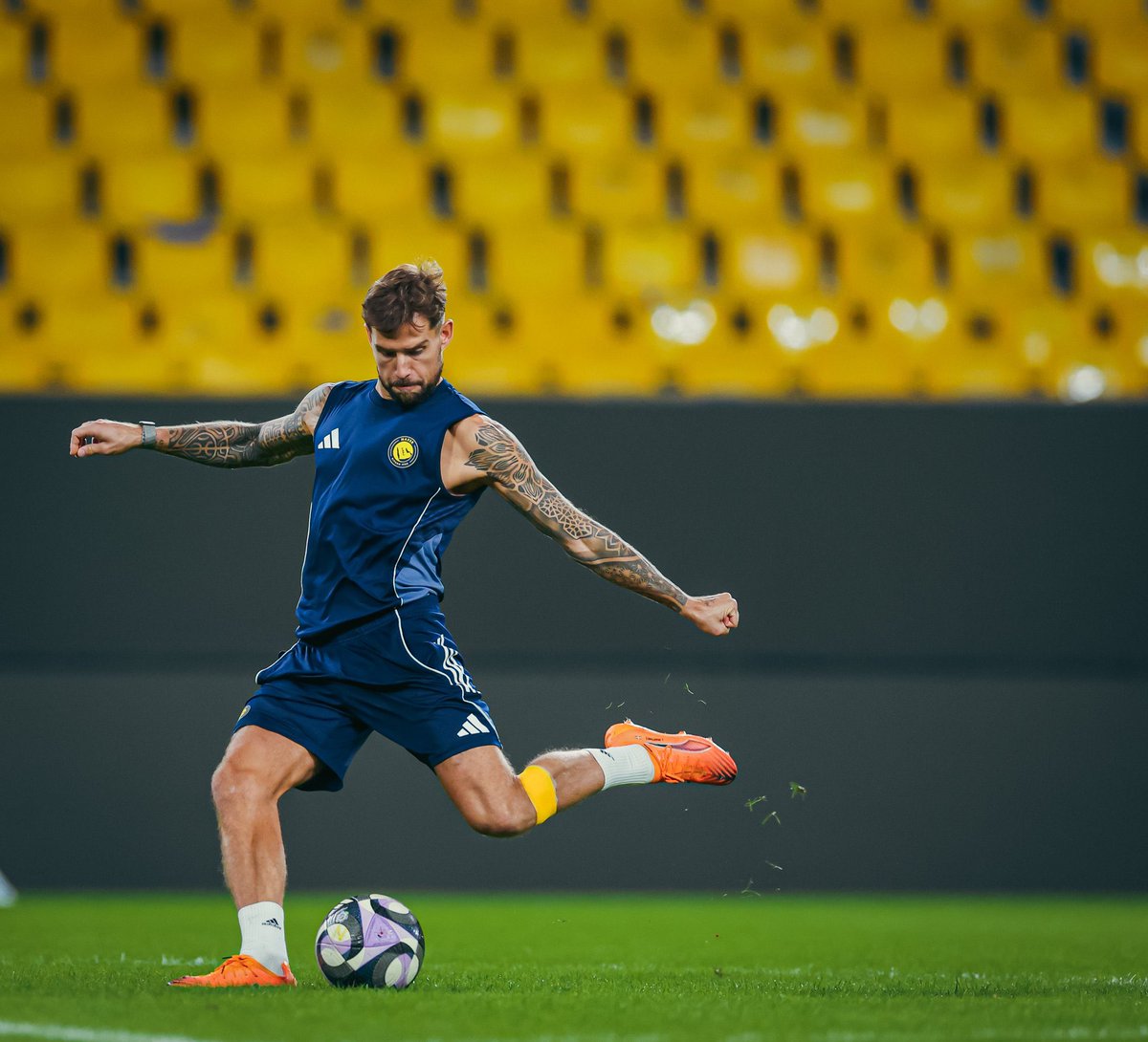 العالمي اختتم تحضيراته 💛🔥!

#النصر