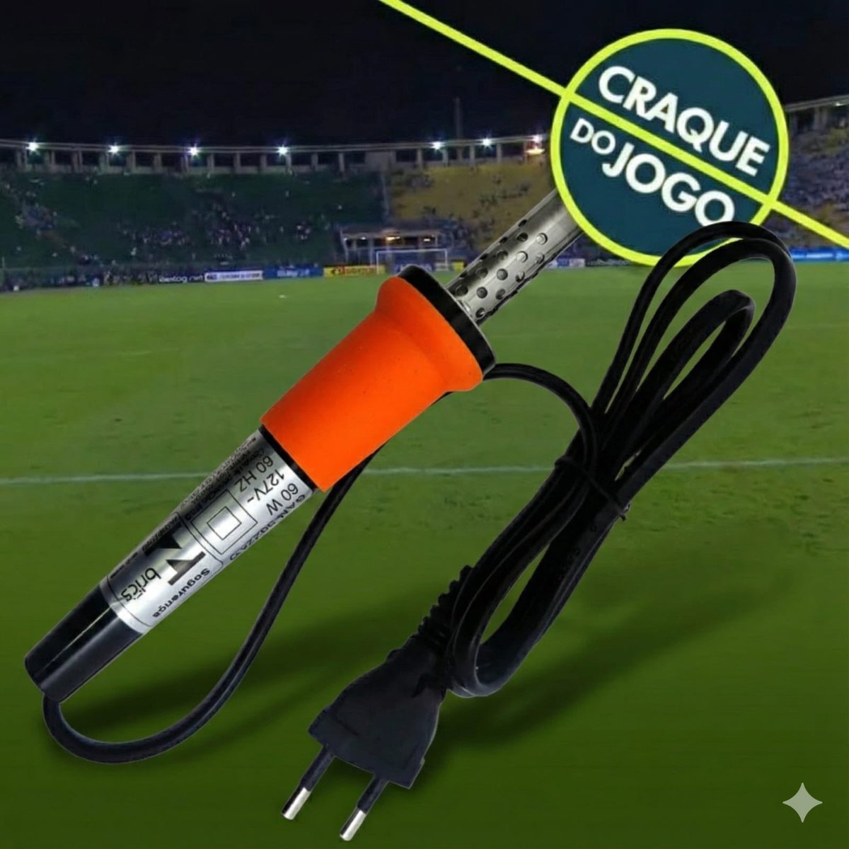 O cara tentou soldar a tornozeleira eletrônica, gente.

No meio da madrugada.