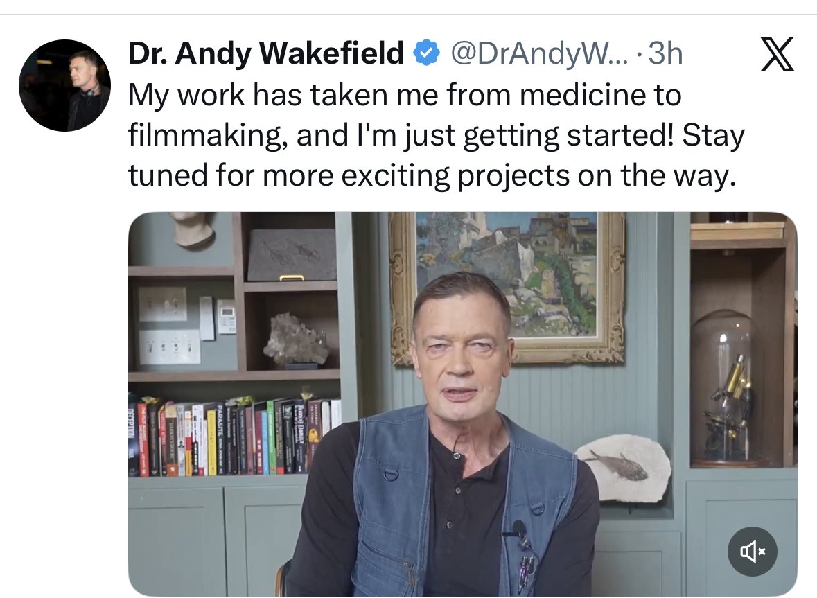 Wait til you find out why he "left" medicine