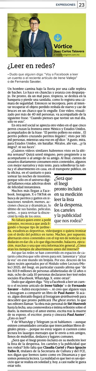 ¿Leer en redes?
excelsior.com.mx/opinion/juan-c…