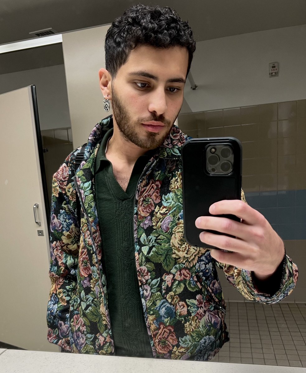 I think about dyĩng most days but pretty jacquard jackets are a nice distraction