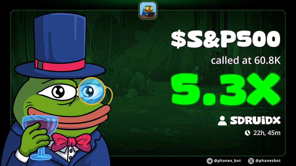SDruidX's tweet image. 5.3x pulled from my call $S&amp;amp;P500
TG Lads printing good stuff 🤑💰