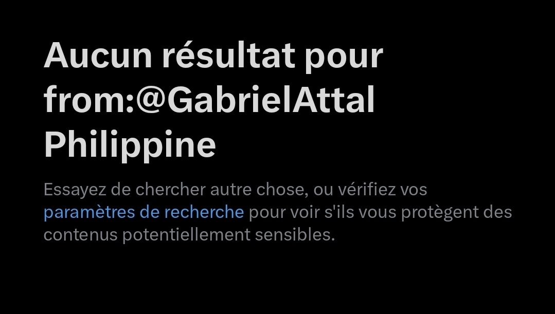 <a href="/GabrielAttal/">Gabriel Attal</a> 19 ans.
C'est l'âge auquel Philippine Le Noir de Carlan a été tuée, dans le bois de Boulogne.
Tuée par la folie meurtrière d'un Marocain en situation irrégulière, déjà condamné pour un viol commis en 2019.
Tuée par l'impuissance de l'État, incapable d'expulser ce danger.