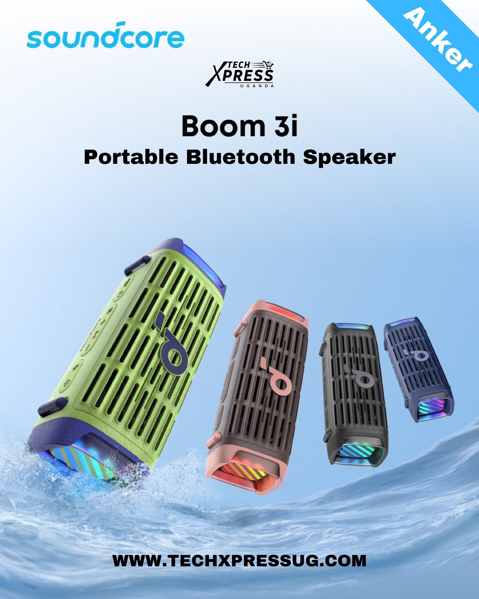 techxpress_ug's tweet image. 🎶 Take your music anywhere with Anker #Soundcore Boom 3i Portable Bluetooth Speaker 🔊. Available!! (🏷️ UGX 500,000)

⚡ Same Day Delivery within Kampala 
🚚 Nationwide Delivery Available
📍 KooKi Tower opposite CPS along Buganda Road, Level 6, Shop No 638

🔗…