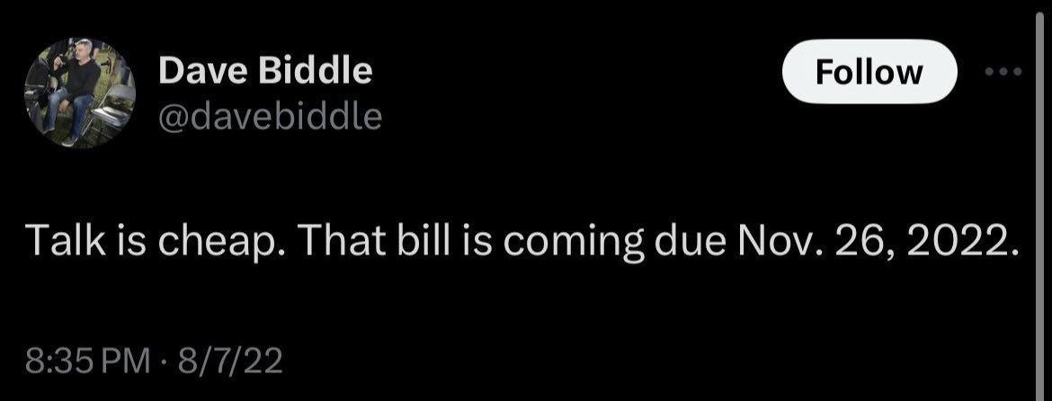 sbell021's tweet image. Maybe fifth time’s a charm, Dave!