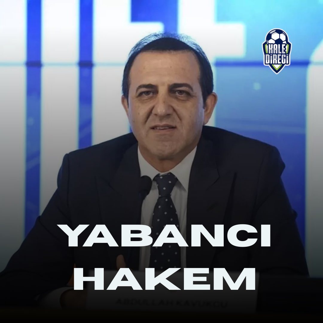 "Burada yabancı hakem vardı geçen sene..." 

🚨Abdullah Kavukcu: "Bence yeter. Kısa ve net. İbrahim Başkanın 'hakemler hata yapabilir, VAR hata yapamaz' cümlesine dikkat çekmek için bu konuşmam."