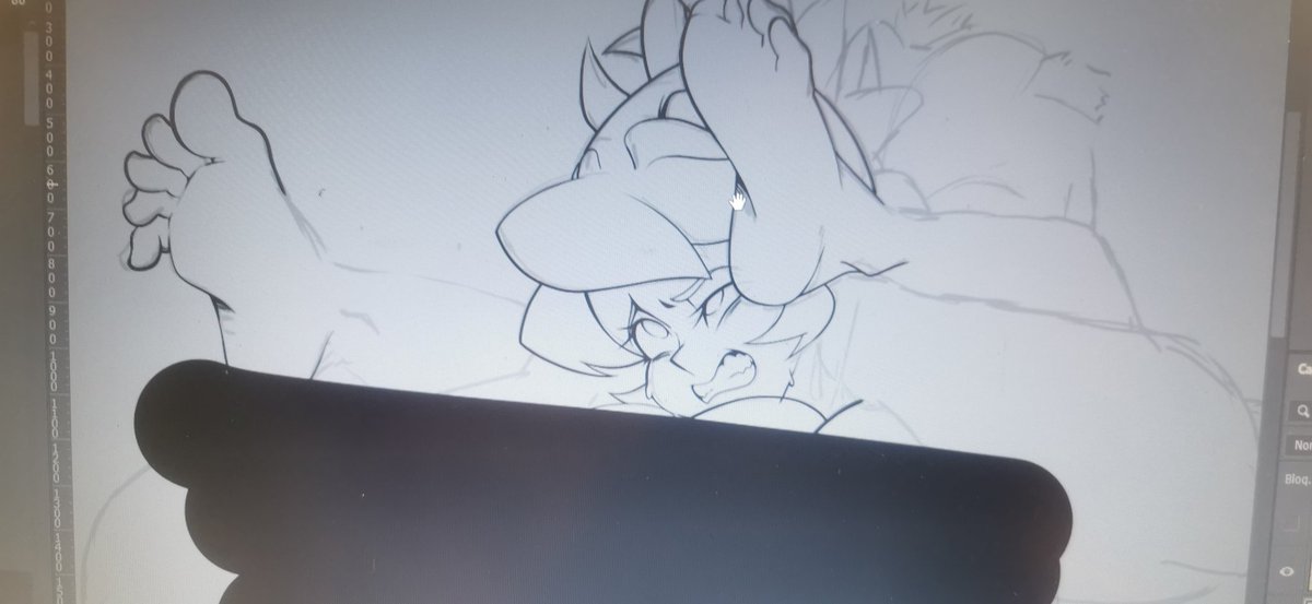 VicdezArt's tweet image. No estoy muerto, solo no e parado con las comisiones, muchas gracias por todo el trabajo #Skullgirls #sketch #lineart  #opencommission