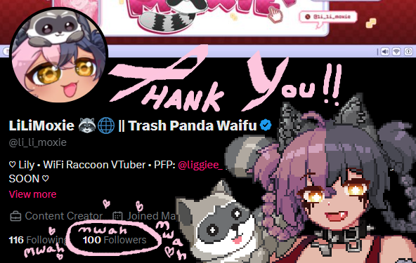 LiLiMoxie 🦝🌐 || Trash Panda Waifu tweet media