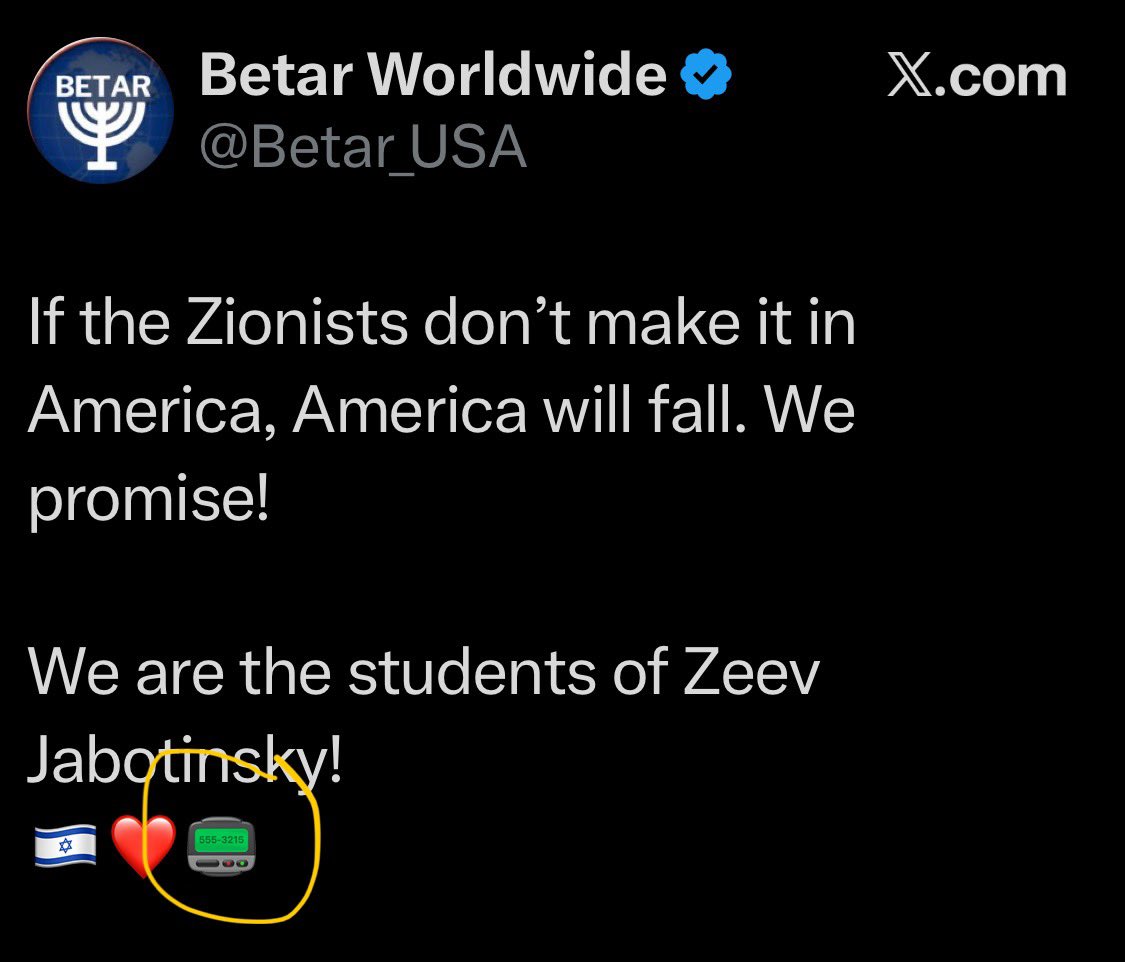 TOliveFern's tweet image. remember israel gifted trump a pager