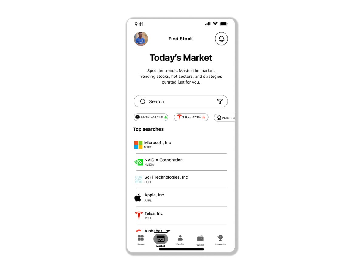 GENIEOFDAWN's tweet image. Day 15/30 → Search &amp;amp; Filter Screen
Redesigned stock search to feel instant &amp;amp; calm:
• Key filters always visible
• Active filters as removable chips
• Real-time count + smooth loading
10,000 stocks → your perfect 5 in seconds.
#DailyDesign #FintechUI #SearchUI #ui