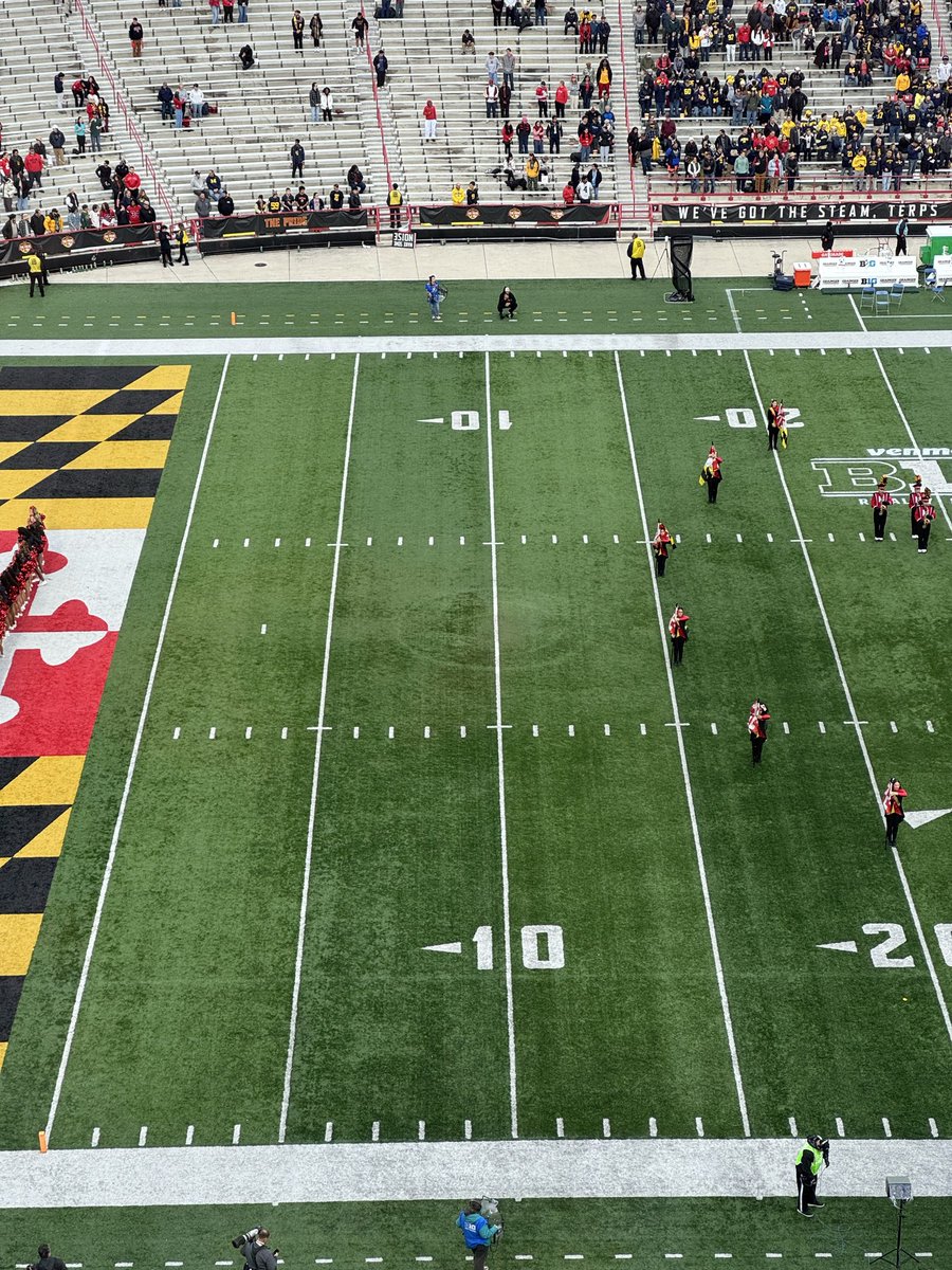 Eagle-eyed <a href="/TerpsMLax/">Maryland Men's Lacrosse</a> fans will see the team's been getting some fall ball reps in SECU Stadium. 70 days left until February.