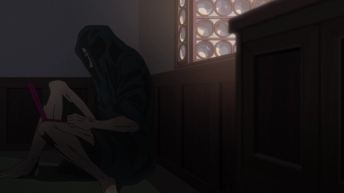 JJBASoundDesign's tweet image. always cracks me up diavolo sits in a trash bag in his hotel room