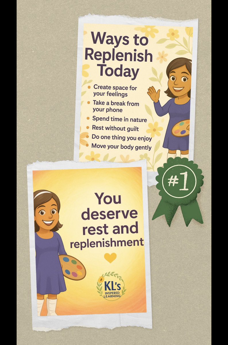 KLs_inspired's tweet image. Saturday: Stillness, Strength &amp;amp; Reset
tiktok.com/t/ZTrR7h6pp/
Today, give yourself permission to slow 
Move gently. Reset fully.
You deserve rest and replenishment. 💛
#SaturdayStrength #HolisticLearning #KLSInspiredLearning #ResetAndRise #EducatorsOfLinkedIn
