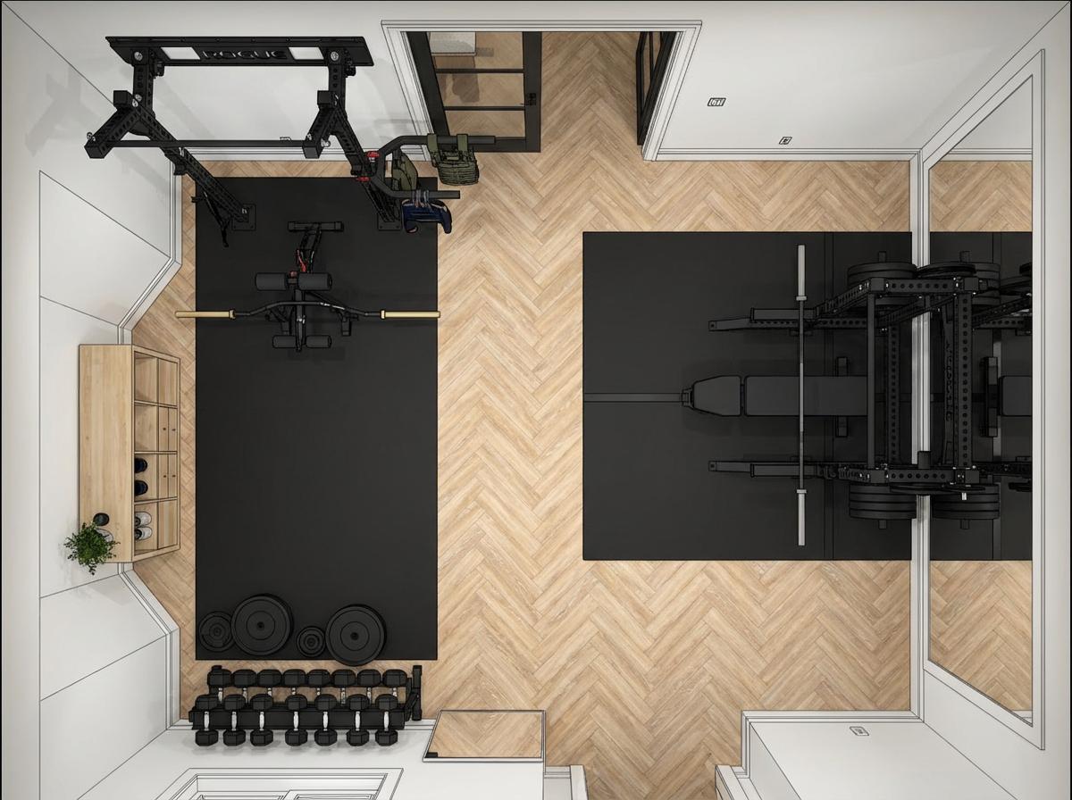 Momento impressionante com o Nano Banana Pro: tirei esta foto grande angular da minha academia no porão e pedi para ele 