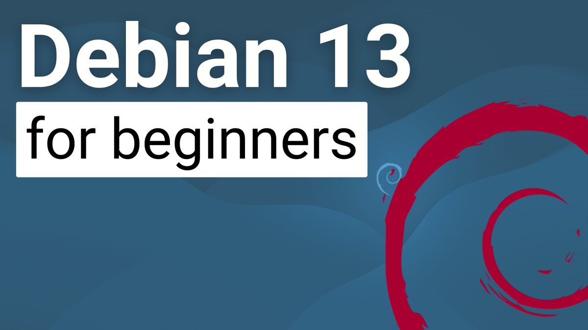 linuxort's tweet image. Now online: Debian 13 Tutorial for Beginners - Installation &amp;amp; Setup [Cinnamon]

youtu.be/LW7Z892bsG4

#linuxort #linux #debian #debian13 #tutorial #opensource