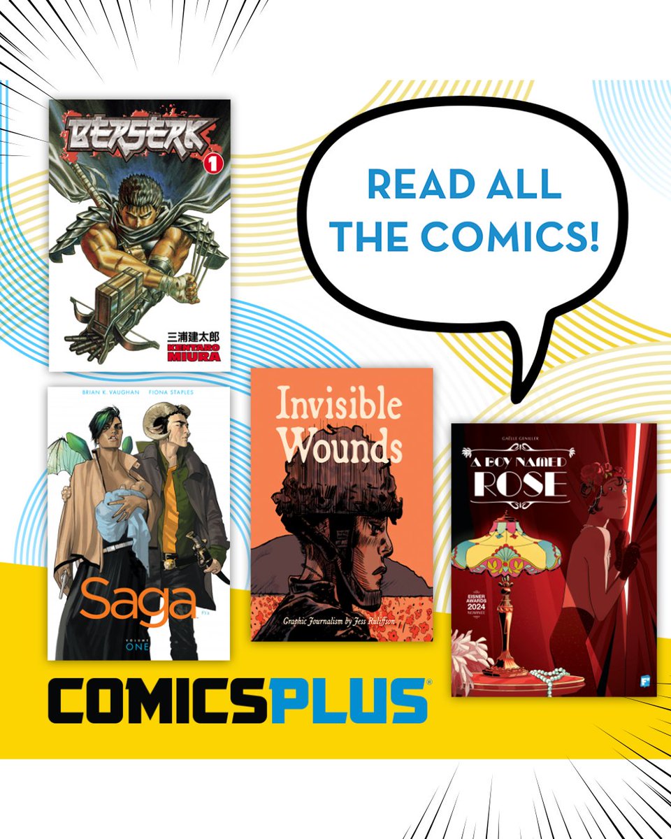 Jericho_library's tweet image. Thousands of digital comics and graphic novels available with unlimited simultaneous access (no holds, no waiting, no limits on checkouts). This collection is for Adults &amp;amp; Teens.
#JerichoLibrary #JerichoPublicLibrary