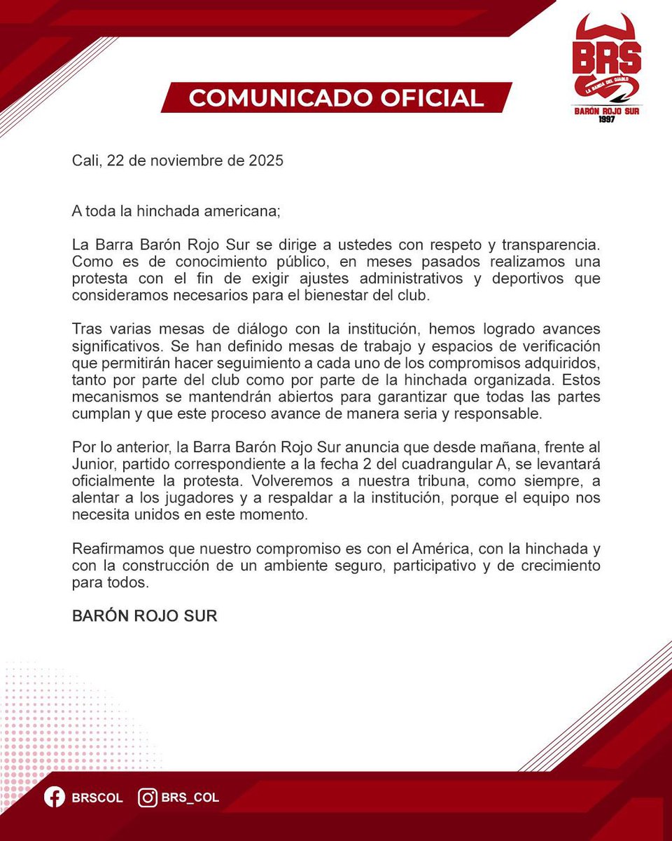 BARÓN ROJO SUR tweet media