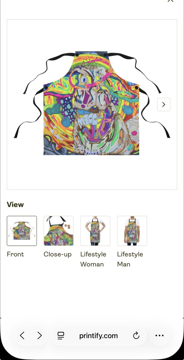 Maccphill's tweet image. Designing aprons and other stuff. Need to vectorize a bunch more art to put it on products offered by printify. Gonna start adding more to my Etsy store in the next week. Canvas prints, clothing, random stuff. 

Image quality isn’t great rn but I’m working on it