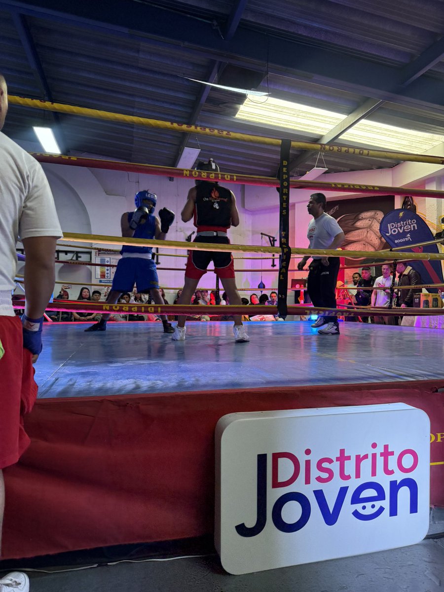 diegoduque21's tweet image. Hoy vivimos el primer torneo interlocal de Boxeo de #CasasdeJuventud e @idipronbogota . Un año de estos procesos formativos que hoy reúnen no solo el talento de los y las jóvenes si no el esfuerzo de todo un equipo por acompañar y orientar sus proyectos de vida. @DistritoJoven_