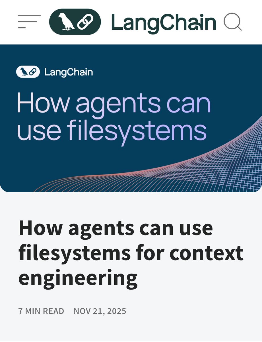 Como um agente pode usar o sistema de arquivos para implementar engenharia de contexto?

 O argumento central da postage