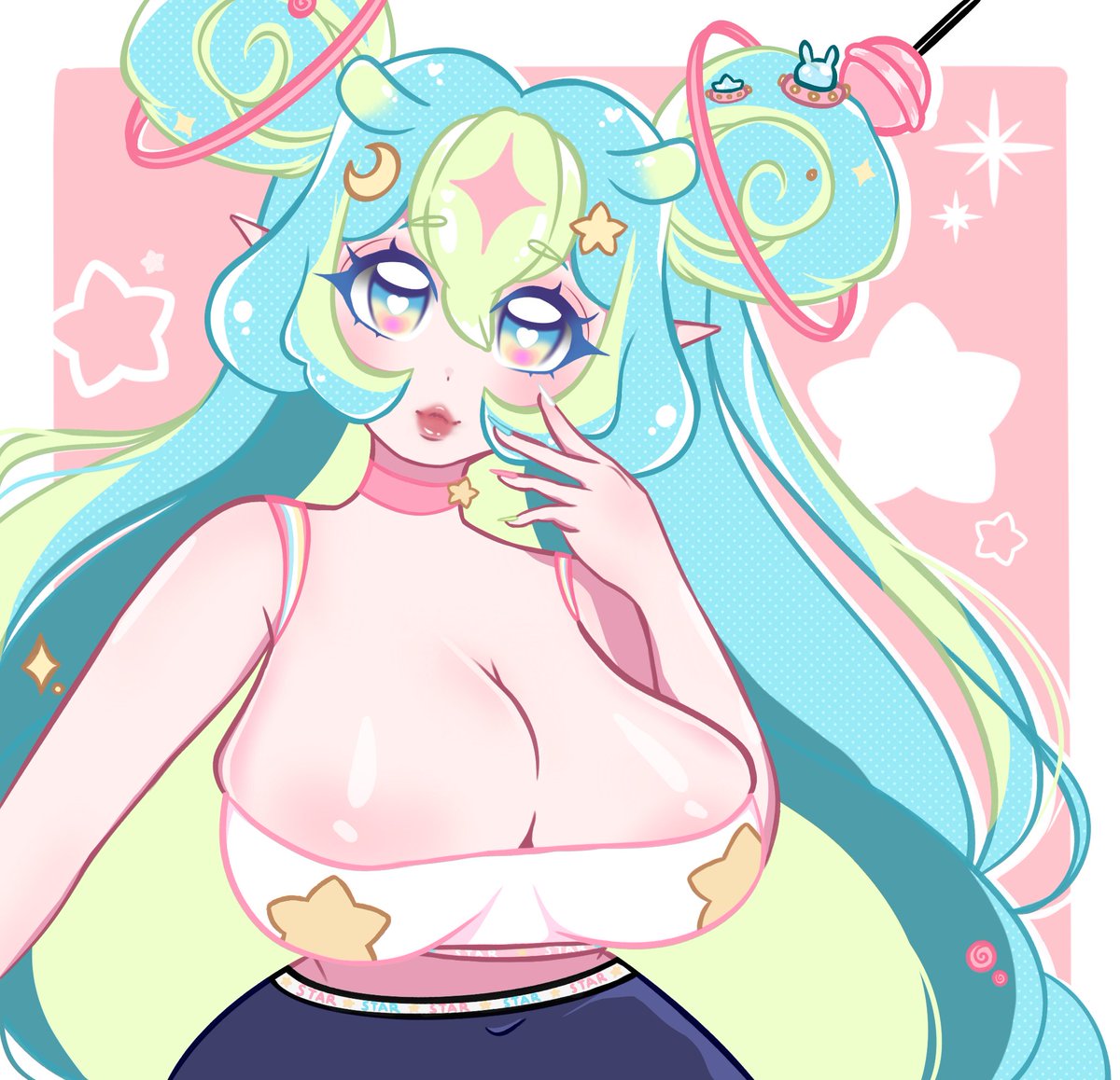 Art Trade for <a href="/stocking_hime/">♡StockingHime✰Artist</a> 💗

#ChiisuriArt 🎨