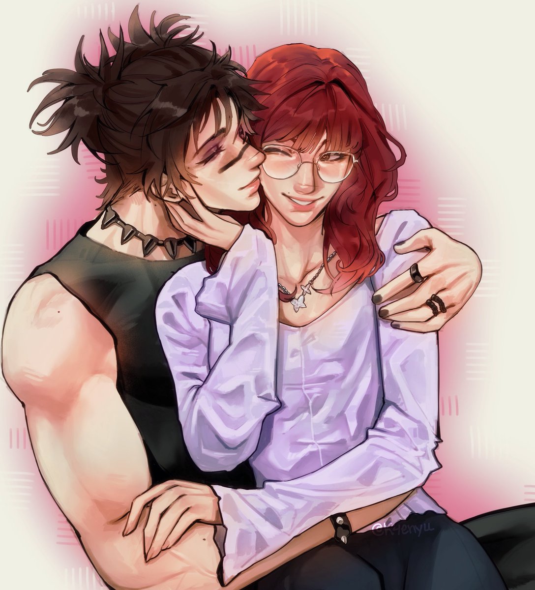 chosobsessed's tweet image. hiiii! sharing choso yume here! 🖤💜

art cr: capscize, k4enyu