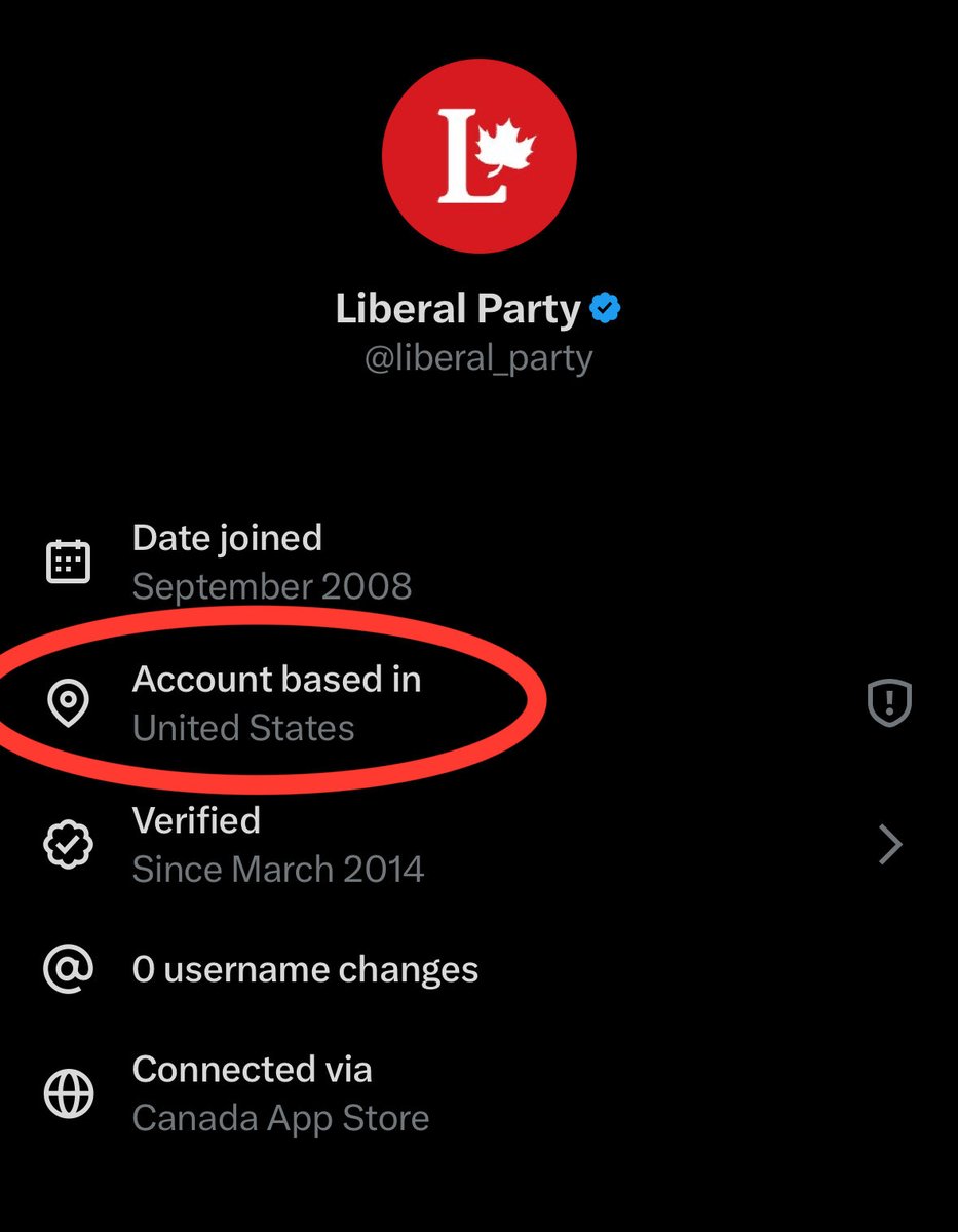 mapleblooded's tweet image. Imagine the media meltdown if the Conservative’s X account was based out of the United States.

I mean just imagine it.

Instead it’s the Liberals and the NDP and there will be total silence.