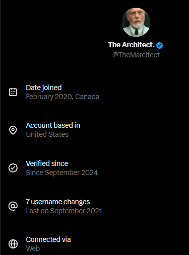 The Architect. tweet media