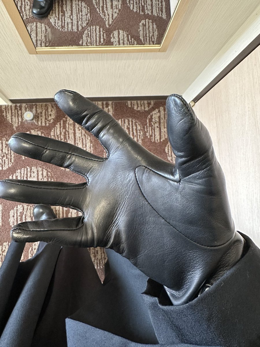 yabelikeastar's tweet photo. 最近買ったレザーグローブ https://t.co/86wmJ3Lf6c