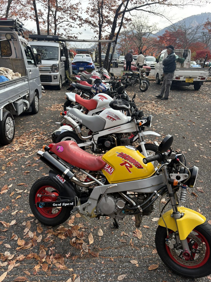 sampo_88dohc's tweet image. モンキーRミーティングに到着しました！