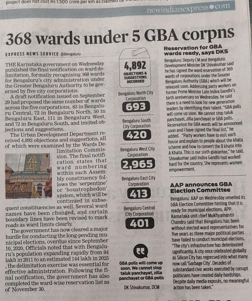 Ashokmruthyu's tweet photo. After a long wait, BBMP (GBA) elections are finally here!

I’ll be contesting from either Bellandur or Kasavanahalli, depending on reservation. It’s time for real change and an alternative to the years of misgovernance under @ArvindLBJP.

I seek your support to rebuild our wards and not forget what we’ve endured for 15+ years:

1️⃣ Endless traffic and back pain from terrible roads
2️⃣ Unplanned high-rises without matching infrastructure
3️⃣ Garbage-choked, stinking streets
4️⃣ Encroached footpaths — no space to walk
5️⃣ Rampant corruption blocking every improvement

Let’s choose better. Let’s reclaim Bellandur and Kasavanahalli.

@AAPBangalore @aapkaprithvi @ashwinmahesh @srinualavilli

@TOIBengaluru @BangaloreMirror @DeccanHerald @yacoobExpress @Namma_Bengaluru  @prajavani @IndianExpress

@WFRising @kdevforum @BellandurJothge @Dkhallirising @Carmelaramunite @SaveKadugodi @Dnekundi_rising @ArvindLBJP @BalagereConnect @RisingVarthur @MohanDasari_ @east_bengaluru @HaralurORRORant @HaralurC @BalagereConnect  @ChristinMP_

@Lolita_TNIE @CivicOp_india