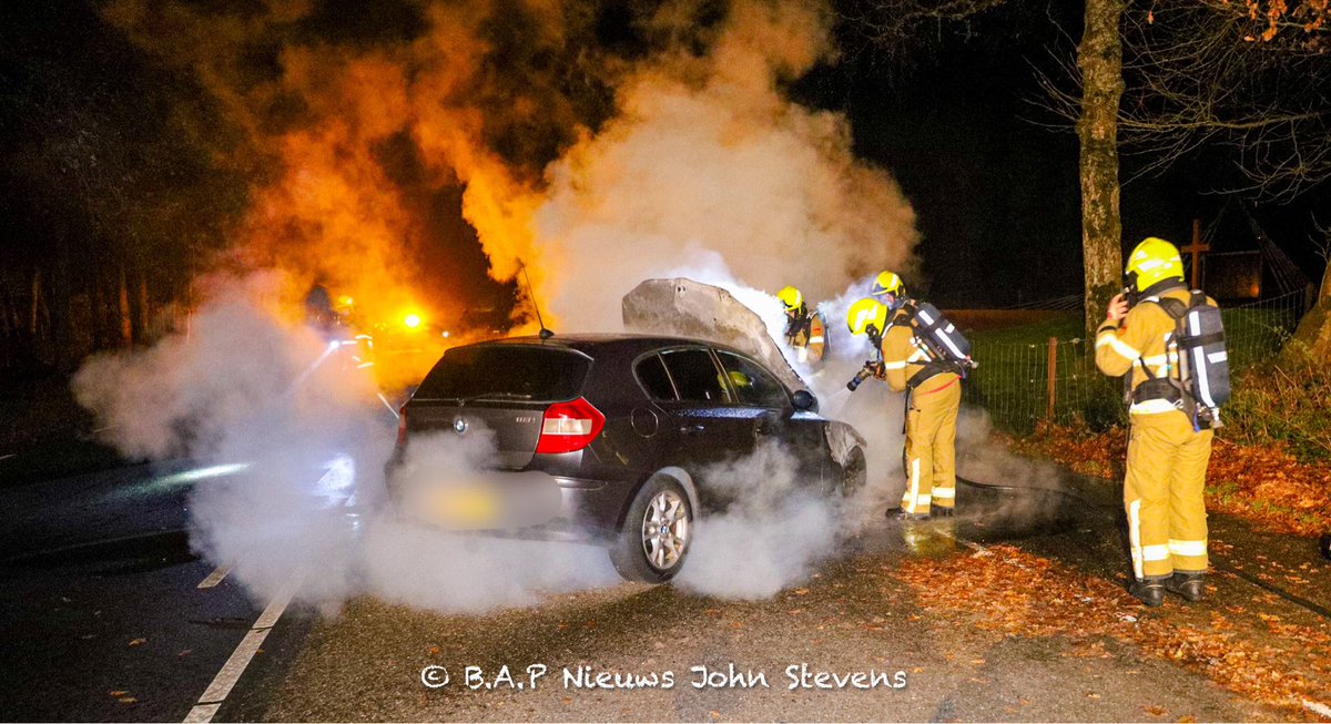 Spoedmelding brandweer - BR wegvervoer in Beekbergen