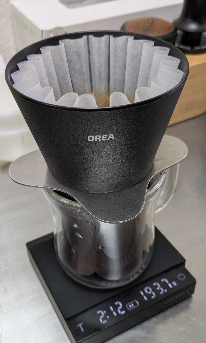 nekogoro_anchor's tweet photo. 本日の朝珈琲
#LayersCoffee さんのRwanda Nyamasheke Washedを頂く。
#OREA V4,Fastボトム,OREAwaveフィルターと #VariaVS6 11.0抽出96℃2分40秒で落ち切り。
ルワンダっぽい、華やかで黒糖な甘さ。柔らかな美味しさ。 https://t.co/Exzbu0Gau6