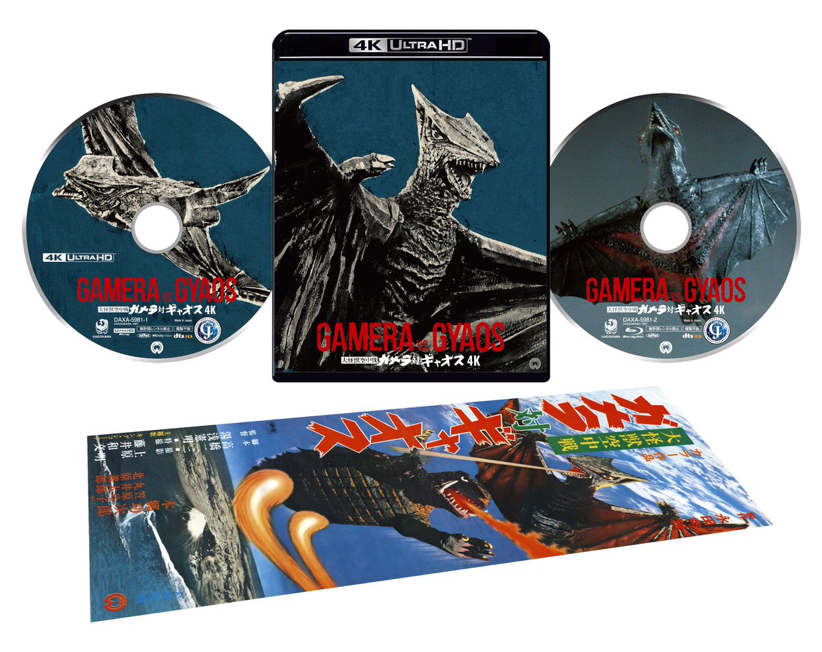 ガメラ クラウドファンディング返礼品 告知映像集Blu-ray 開封品 うぶごえ | 『ガメラ 大怪獣空中決戦』ガメラ永久保存化プロジェクト