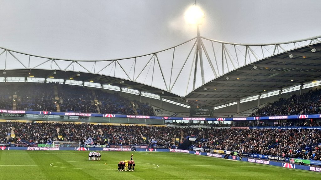 Addybak's tweet image. Bolton Wanderers 0 - 0 CITY
League One
Att 26,473 (5,007 #bcafc)

Neither keeper had a great deal to do which, in itself, shows how well City played second half against a side lookimg for their ninth straight home win. Another big game atmosphere and up to second. Not too shabby!