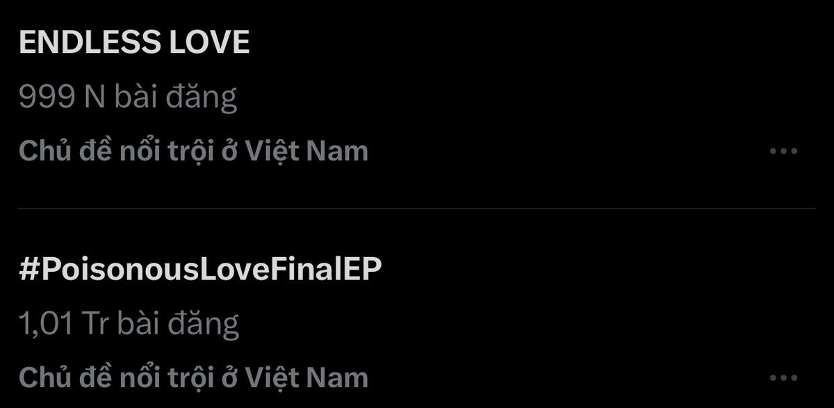 @GinJvn quá đã các mom ơi 🙊

ENDLESS LOVE
 #PoisonousLoveFinalEP