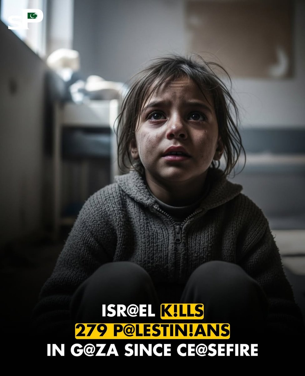 YodaBoost's tweet image. Israel has violated the ceasefire 393 times, resulting in the killing of 279 Palestinians and injuring more than 652 since the agreement was supposed to take effect.
On November 19, it launched yet another attack, killing at least 27 more people, including 17 women and children.