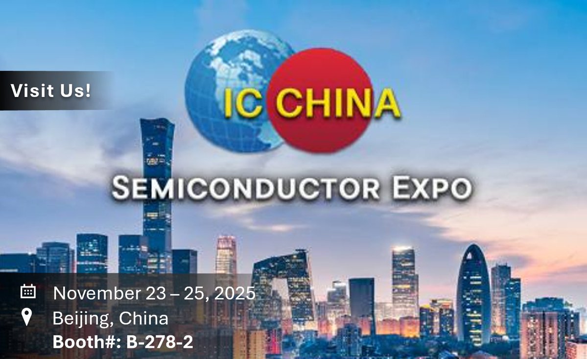 Excelitas's tweet image. Experience the future of #semiconductormanufacturing with #Excelitas at #ICChina2025! 

Visit us at Booth #B-278-2, where we’re co-exhibiting &amp;amp; demonstrating how our #Noblelight EIR solutions optimize semiconductor production with precision &amp;amp; efficiency. ow.ly/NZAu50XvY2T