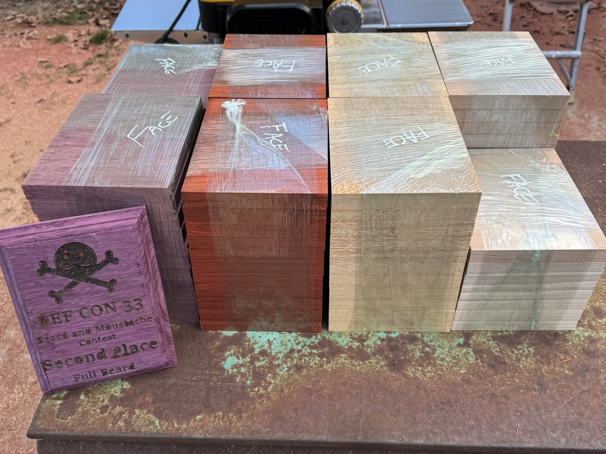 DCBeardContest's tweet image. Back to the workshop today.  Getting ready for Defcon 34 (and beyond).  Lots of work ahead but started before 2026!