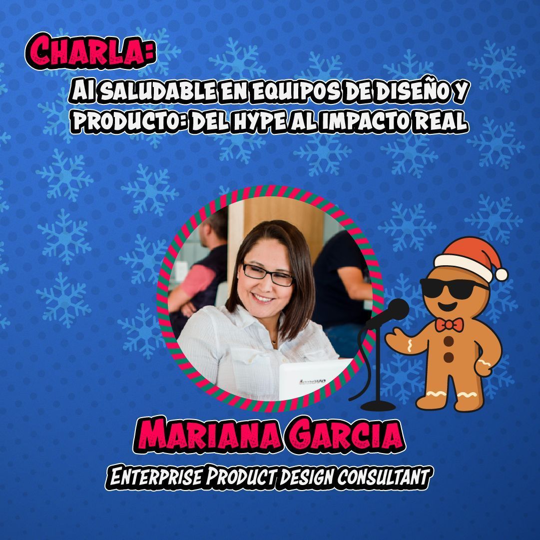 posadev's tweet image. 🎄🤖 ¿IA en equipos de diseño? Sí… pero con propósito.

Mariana García llega a Posadev con una guía clara para evitar burnout y transformar la IA en insights reales.

Del hype → al impacto.