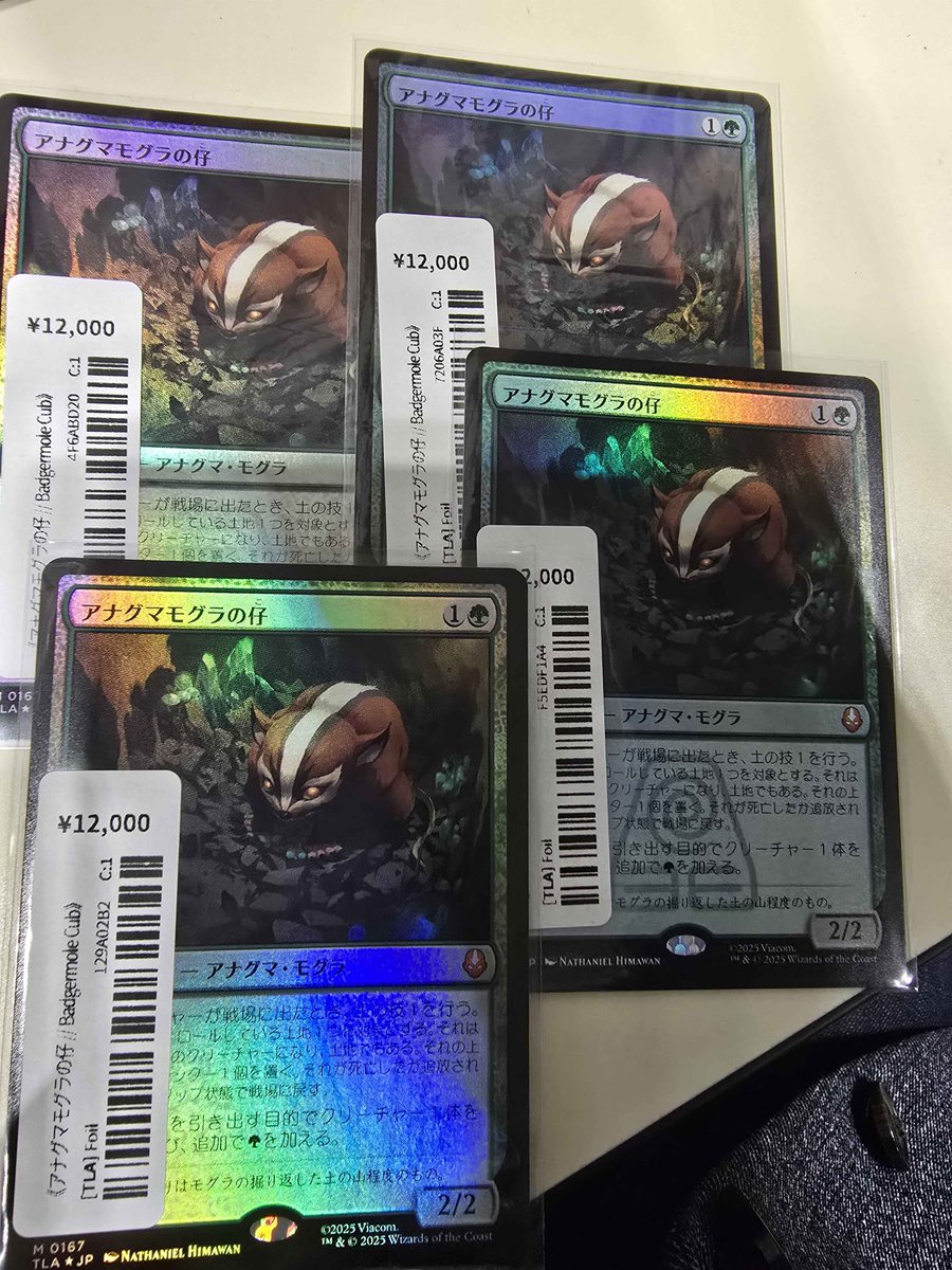 アナグマモグラの仔 Foil アバター 伝説の少年アン MTG アナグマモグラ