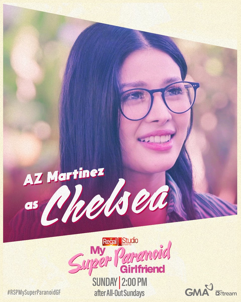 gmanetwork's tweet image. Abangan sina AZ Martinez at Vince Maristela sa &apos;Regal Studio Presents: My Super Paranoid Girlfriend&apos; mamaya, 2:00 p.m., sa GMA. #RSPMySuperParanoidGF