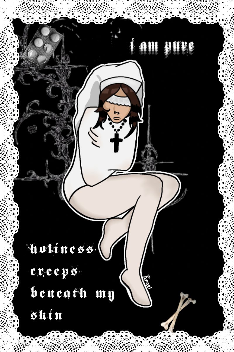 itzjustangelxx's tweet image. holiness creeps beneath my skin ✟
~~~~~~~
#spoc #sptwt