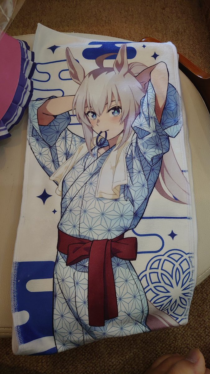 ウマ娘 シンデレラグレイ 極楽湯 マフラータオル シンボリルドルフ