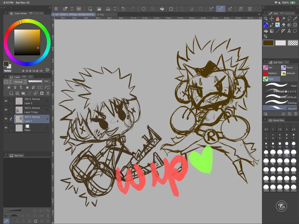 rinascribbles's tweet image. ❤️🧡