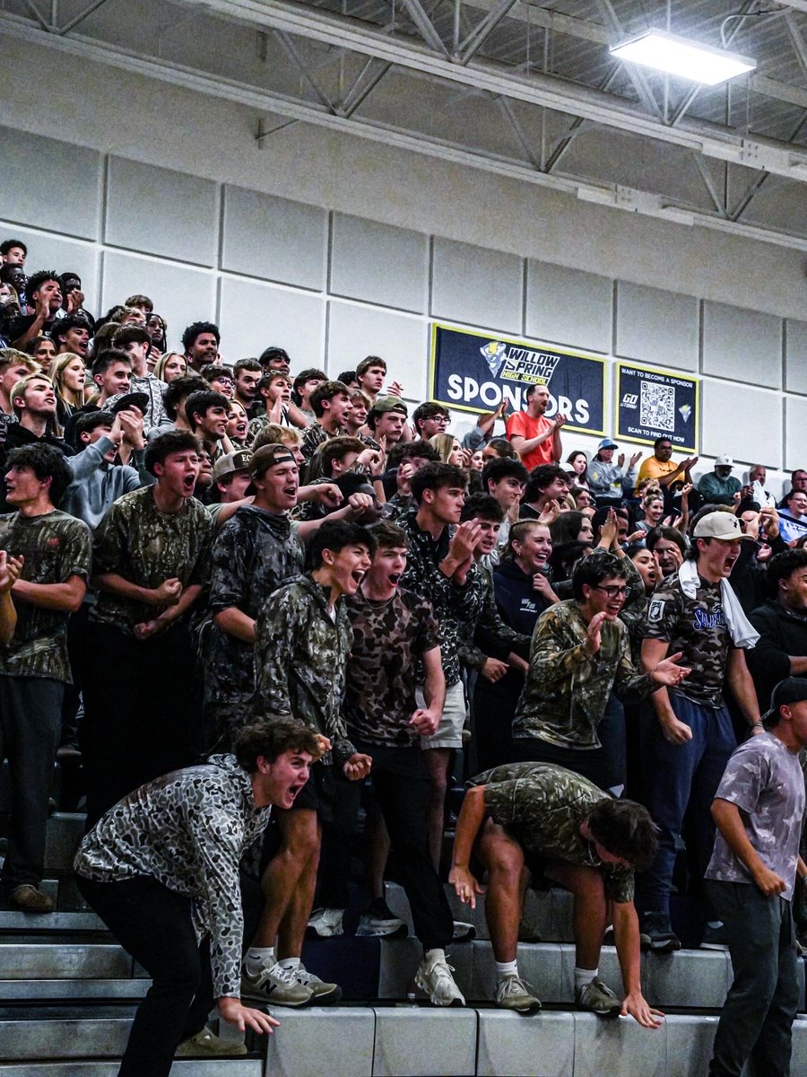 coachpoteat's tweet image. Big Night for the entire @WillowSpringHS Community. Thank you all for coming out to support and cheer on @WS_Storm_WBall @WS_Storm_MBball Loved the “ENERGY” Blue Wave, you all were ELECTRIC‼️Best in the BUSINESS‼️ Let’s make this the NORM. #SupportSystem⚡️