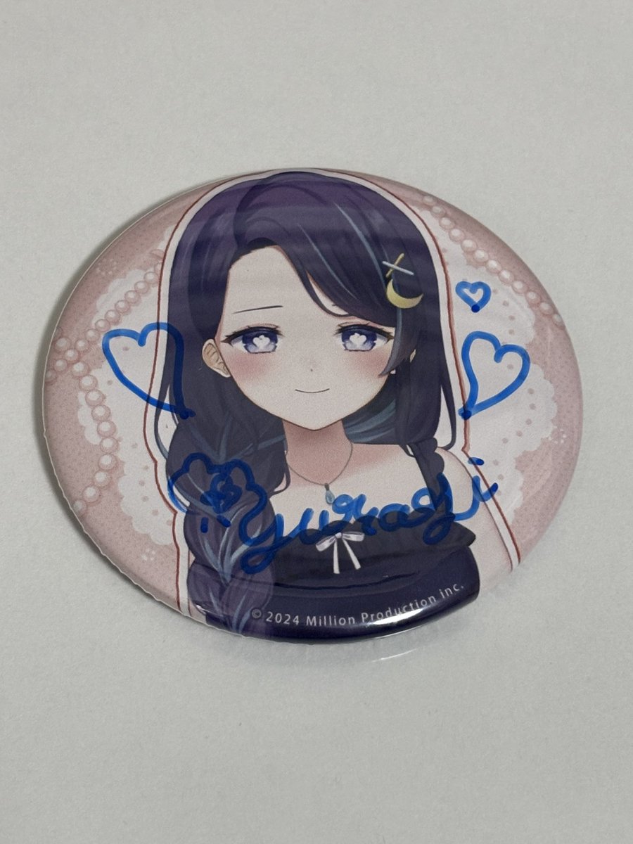 再抽選の直筆サイン缶バッチ届きました！ 初ランダム系サイン